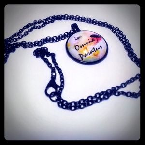 In Omnia Paratus Necklace in Black
